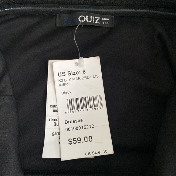 Elegant evening black dress - Picture 6 of 8